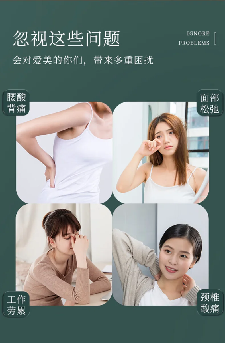 【中国直邮，时效8-20天】采药师 牛角梳子 四合一多功能按摩梳 头部经络梳-单个装 详情图 3