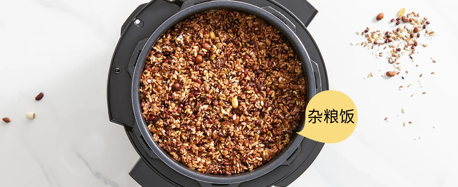 Comfee 多功能电压力锅电饭煲慢炖锅 13项预设菜单 可发酵酸奶 6QT（5.6L） 详情图 6