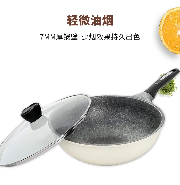Concord Inoble non-stick wok, IWN-30 wear-resistant and easy to wash, less fumes, safe and healthy detail image 7