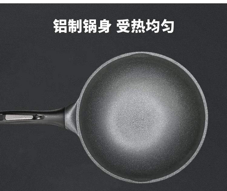 Concord Inoble non-stick wok, IWN-30 wear-resistant and easy to wash, less fumes, safe and healthy detail image 8