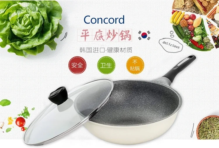 Concord 平底炒锅 IWN-30AW / IWN-30S 家用不粘锅  双色可选 30 cm/11 inch 详情图 1