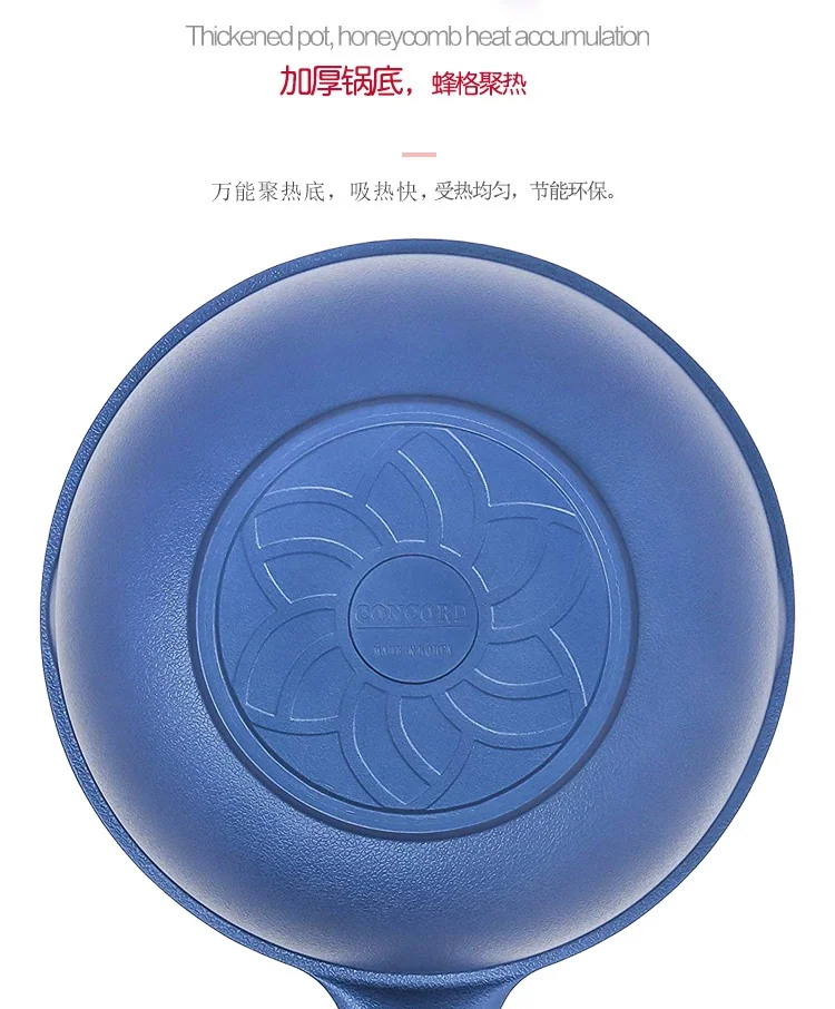Concord 平底炒锅 IWN-30AW / IWN-30S 家用不粘锅  双色可选 30 cm/11 inch 详情图 13