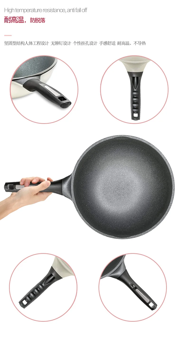 Concord 平底炒锅 IWN-30AW / IWN-30S 家用不粘锅  双色可选 30 cm/11 inch 详情图 14
