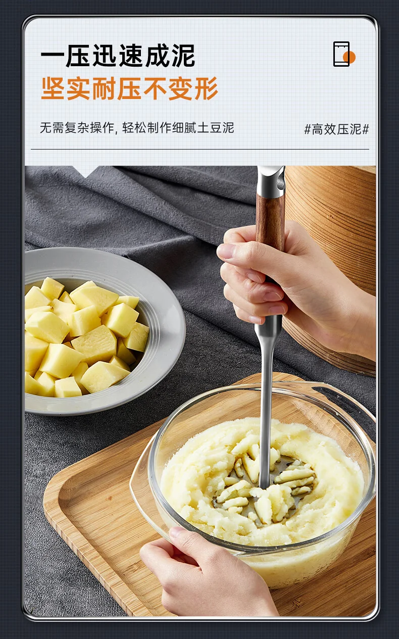 [China direct mail, time limit 10-15 days] Cooking King 316 stainless steel spatula and spoon 7-piece kitchen utensil set GC11HL A simple storage, convenient and tidy detail image 13