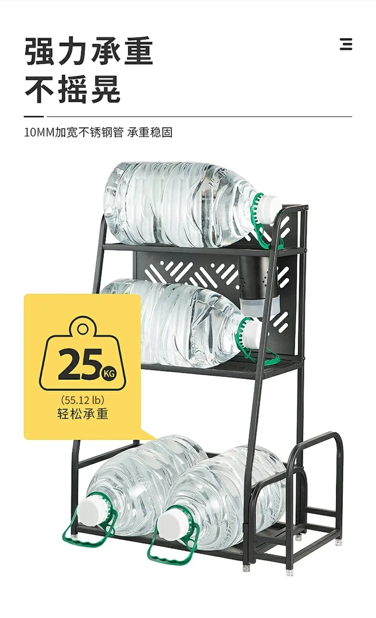 Cooking King Three-layer spice rack,Multifunctional storage,Beautiful and neat,Placement law,35*9.47*59.5cm detail image 7