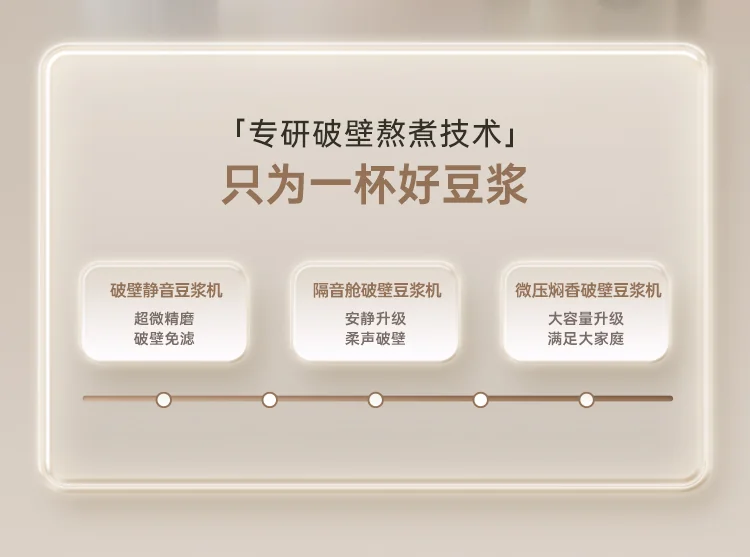 TER家用多功能低音豆浆机破壁机坚果奶机 Deawoo大宇同款不锈钢内胆一键自清洁+烘干 1.2L 详情图 2