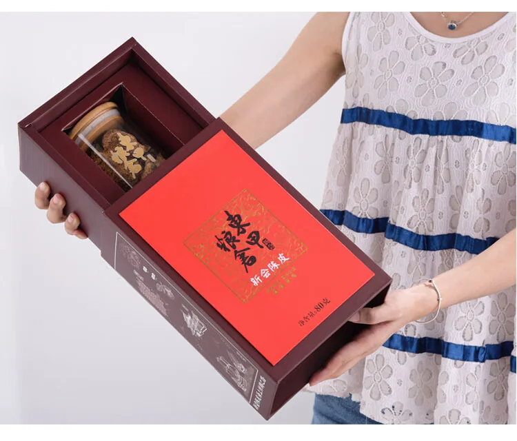 Dongjia Granary 15 Years Xinhui Old Chenpi Natural Drying Natural Aging Sealed Jar 80g detail image 2