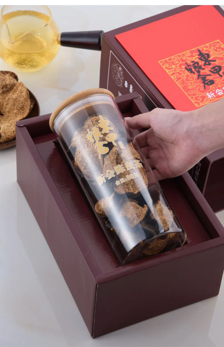 Dongjia Granary 15 Years Xinhui Old Chenpi Natural Drying Natural Aging Sealed Jar 80g detail image 4