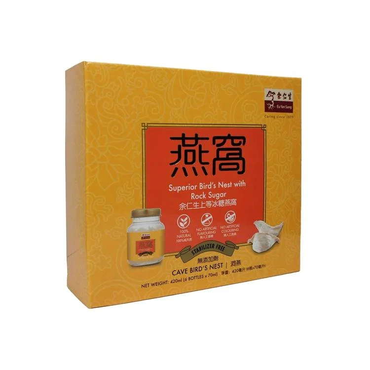 Eu Yan Sang 100% Pure Natural Superior Rock Sugar Bird's Nest 70mlx6-Two Piece ComboBuy Two Get One 70ml Bottle Free detail image 4
