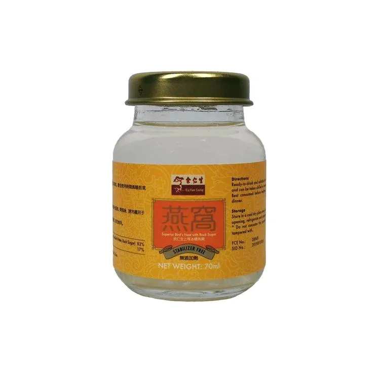 Eu Yan Sang 100% Pure Natural Superior Rock Sugar Bird's Nest 70mlx6-Two Piece ComboBuy Two Get One 70ml Bottle Free detail image 5
