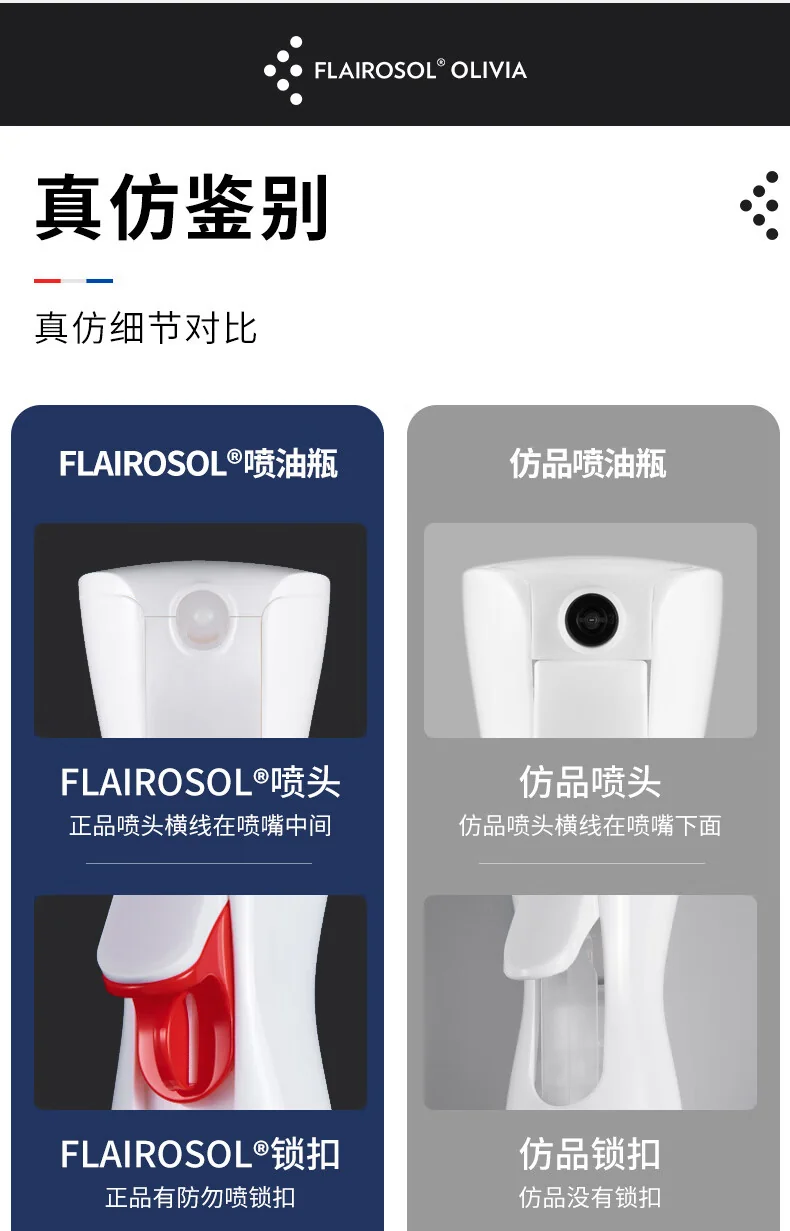 【中国直邮，时效10-15天】FLAIROSOL喷油瓶荷兰专利雾化控油壶空气炸锅家用厨房玻璃喷雾瓶橄榄油瓶 detail image 6