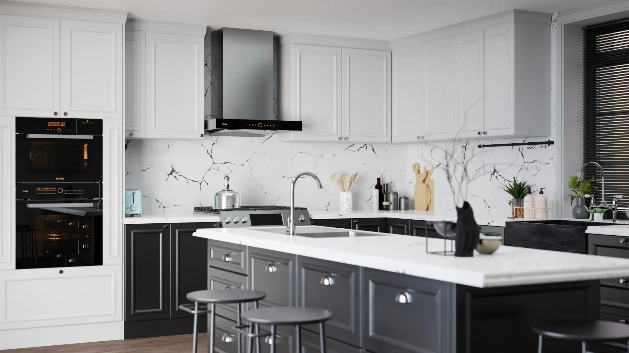 FOTILE EMG7508S-i 30'' Wall-Mounted Surround Suction Range Hood, 1200CFM High Airflow (with Network Control Function) detail image 11