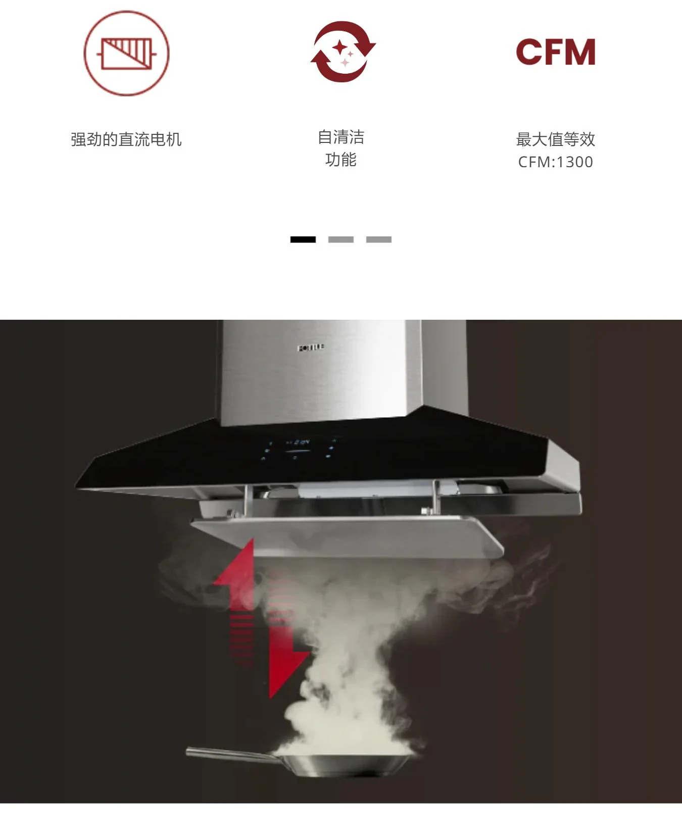Fotile方太壁挂式环吸系列EMG9050产品图 