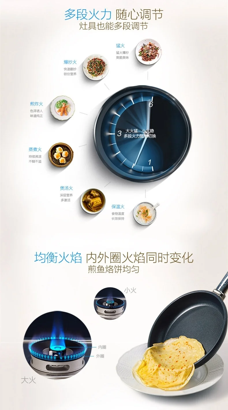 【有赠品】Fotile方太嵌入式燃气灶GAG86309 家用煤气灶天然气灶具 4.85KW大火力灶具 详情图 4