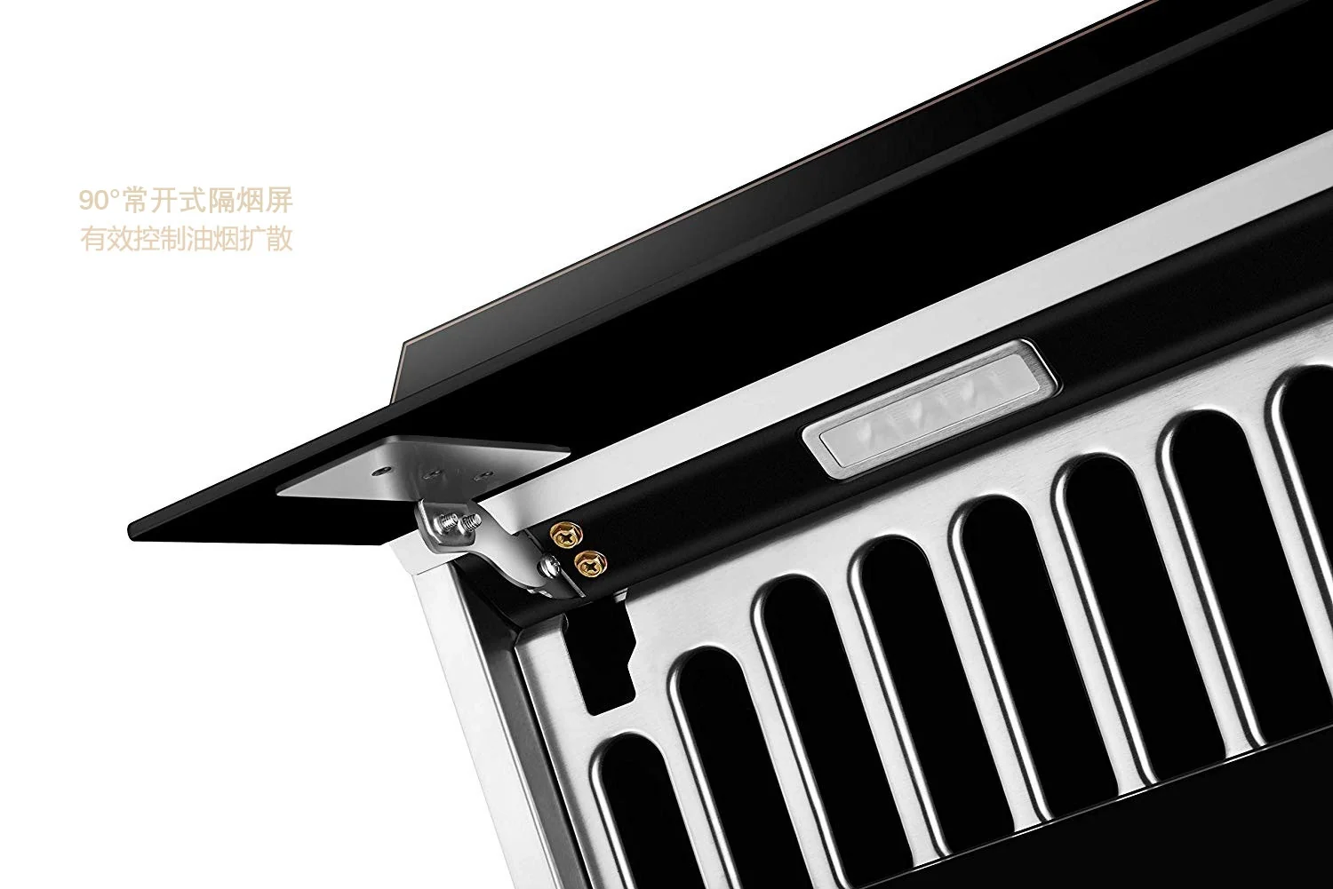 FOTILE JQG7522 30" Range Hood Under Cabinet Kitchen Stainless Steel Wall Mount with Mechanical Button (black) detail image 4