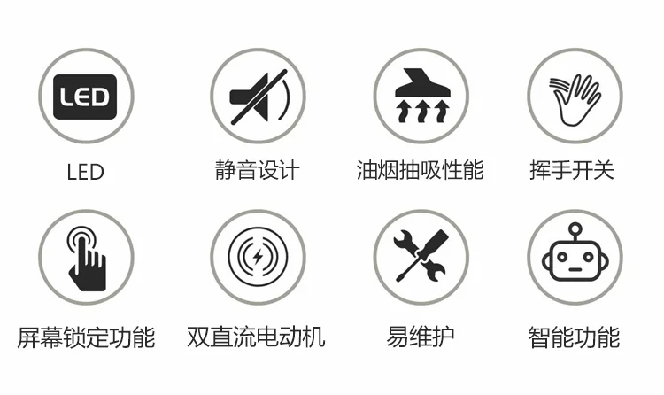 【有赠品】Fotile方太 智能家用抽油烟机 JQG7505/JQG9006 超宽排烟口 挥手智能开启 详情图 3