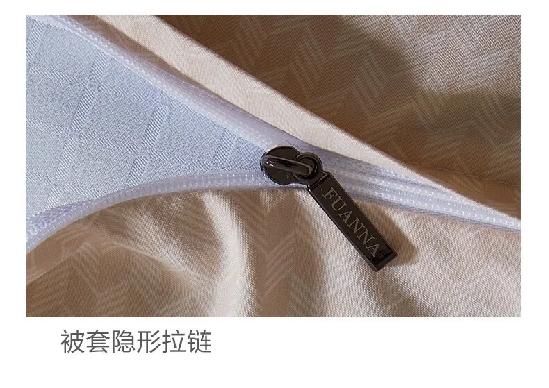 [Direct shipping from China, delivery time 8-20 days] FUANNA Bedding Set, 4-piece Brushed Fleece Set, "Magpie Dance in Jiangnan"/Standard/Yellow (Duvet cover 203*229cm) detail image 16