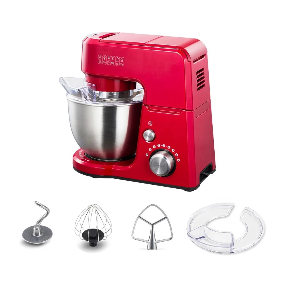 Geek Chef 2.5 Litre (L) / 2.6 quart (qt.) Mini Size 4-in-1 Die-cast Tilt Head Stand Mixer with 4 Power Outlets GM25 detail image 3