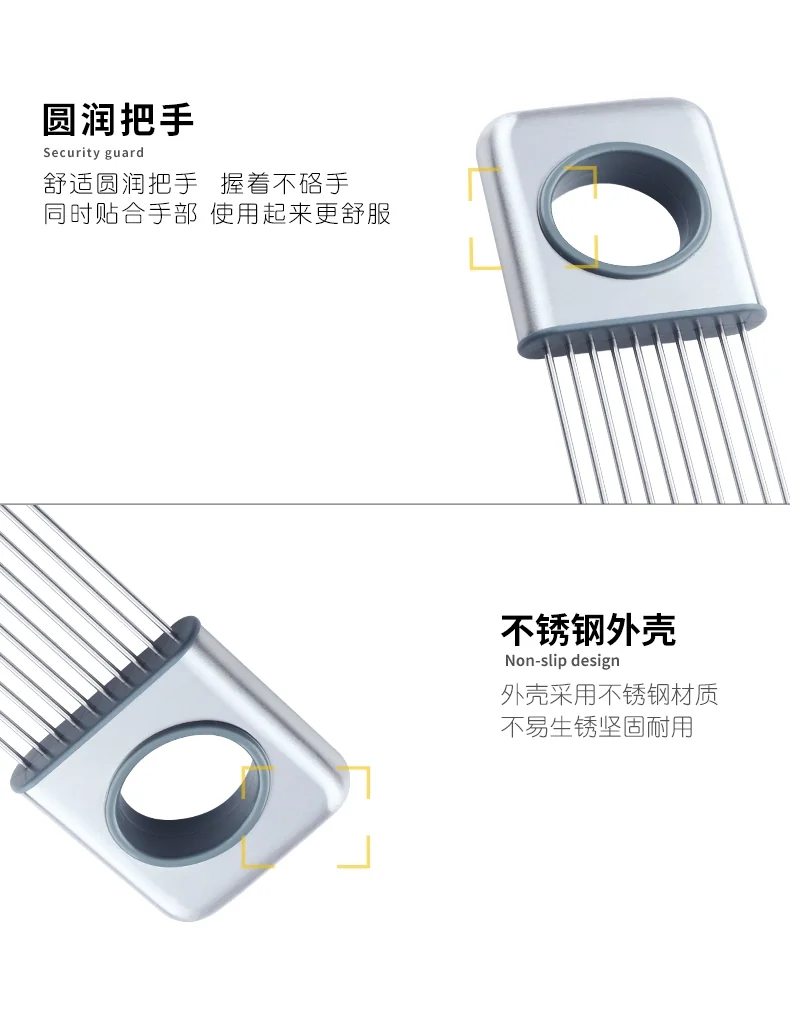 HEQING Stainless steel slicer, Finger guard, Quick slice and pellet, Uniform thickness detail image 11