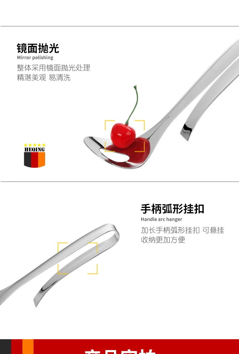 HEQING stainless steel meatball mould, Meatball shrimp slipper maker, Tight and not loose ,Meatball press + spoon 2-piece detail image 14