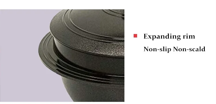 HERZOG Ceramic Coating Cauldron Korea Non-stick Pot KP960976 detail image 5