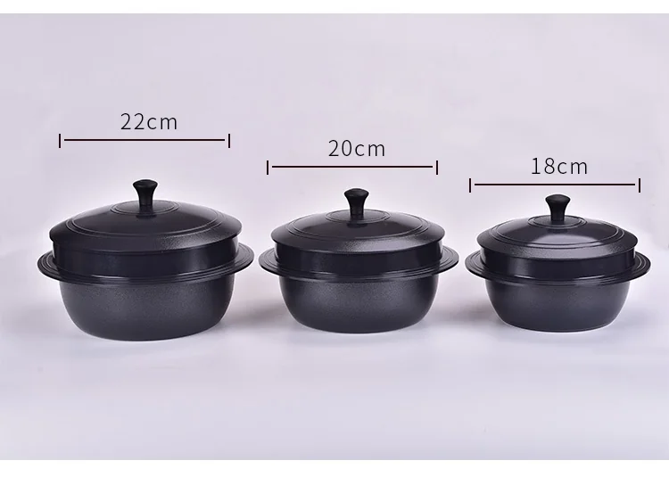 HERZOG Ceramic Coating Cauldron Korea Non-stick Pot KP960976 detail image 9