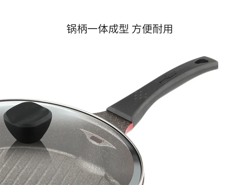 The HUHU Smokeless Rectangular Grill Pan KG961386  28cm detail image 10