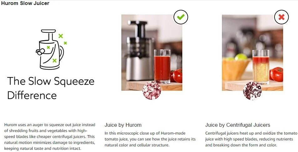 Hurom Elite Slow Juicer Model HH-SBB11 Noble Silver with Cookbook detail image 1