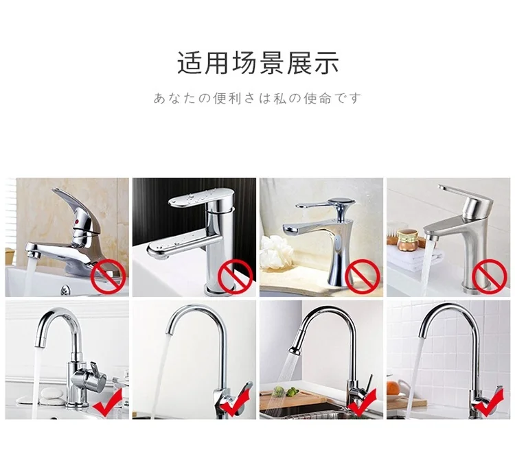 Japanese stainless steel adjustable faucet rack drain rack Free punching Silver detail image 10