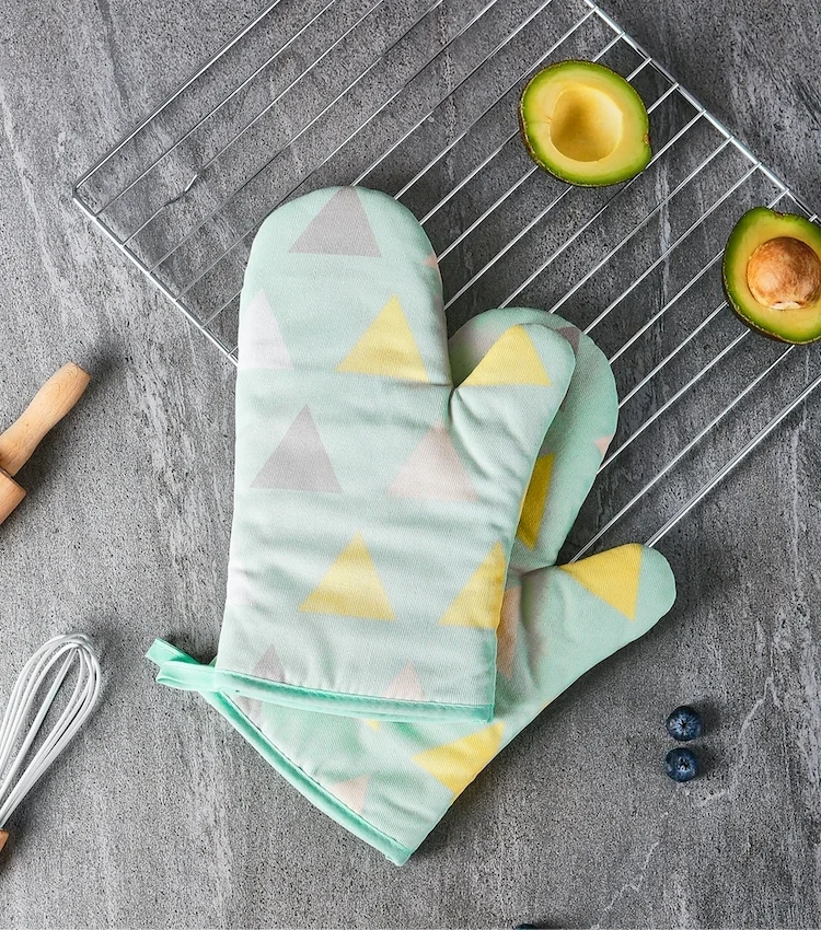 JiaBai  thickening insulation gloves oven microwave oven special two detail image 7