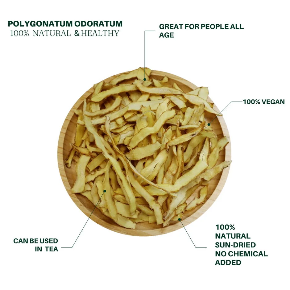 JiuLongTang High Quality Polygonatum Odoratum Strips Sulfur Free Soup Ingredients Wellness Ingredients 8oz detail image 5
