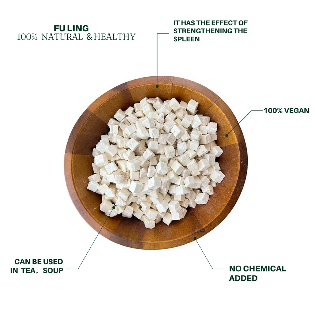 JiuLongTang Cubed Poria Wellness Ingredient 8oz/1lb detail image 5