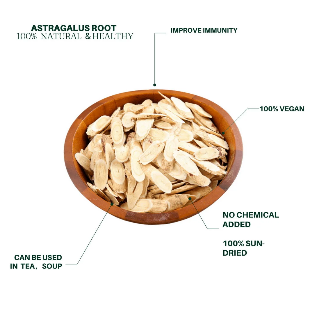 JiuLongTang Astragalus Slices Natural Wellness Ingredient 8oz/16oz detail image 6