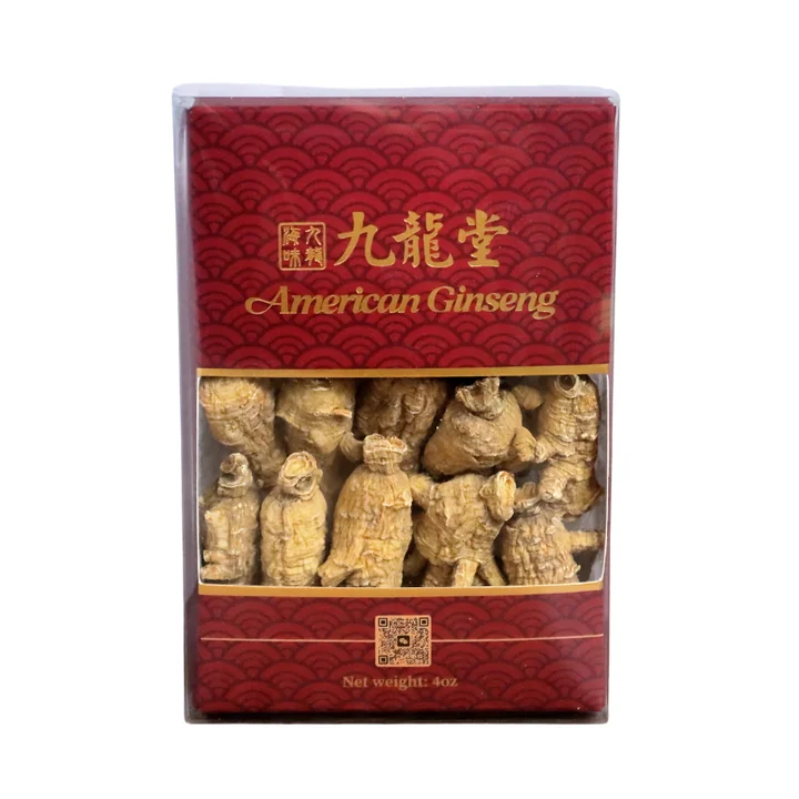 JiuLongTang Authentic Wisconsin Semi-Wild “Original Tail” American Ginseng · 7–8 Years · Sliced or Whole Root (4 oz) detail image 2