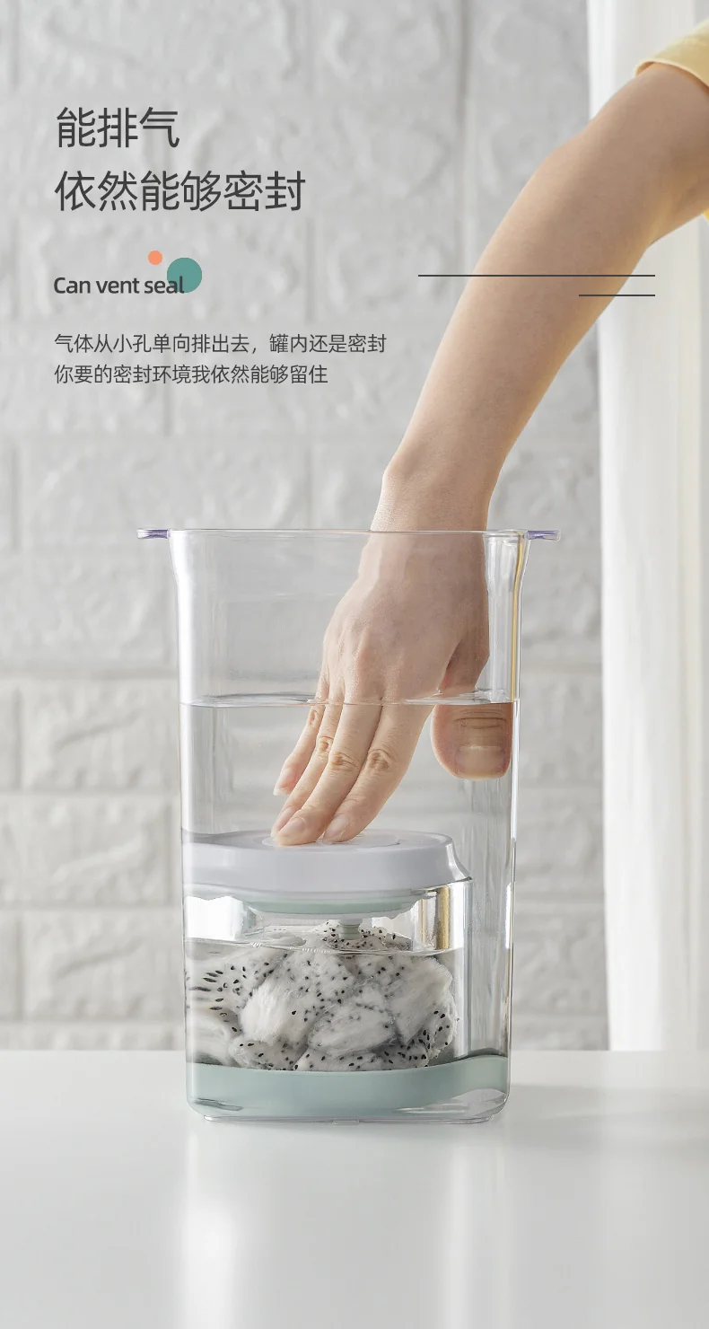 Joydeem snap-on sealed tank storage jar Food grade glass,Freshness and moisture-proof, 900ML detail image 11