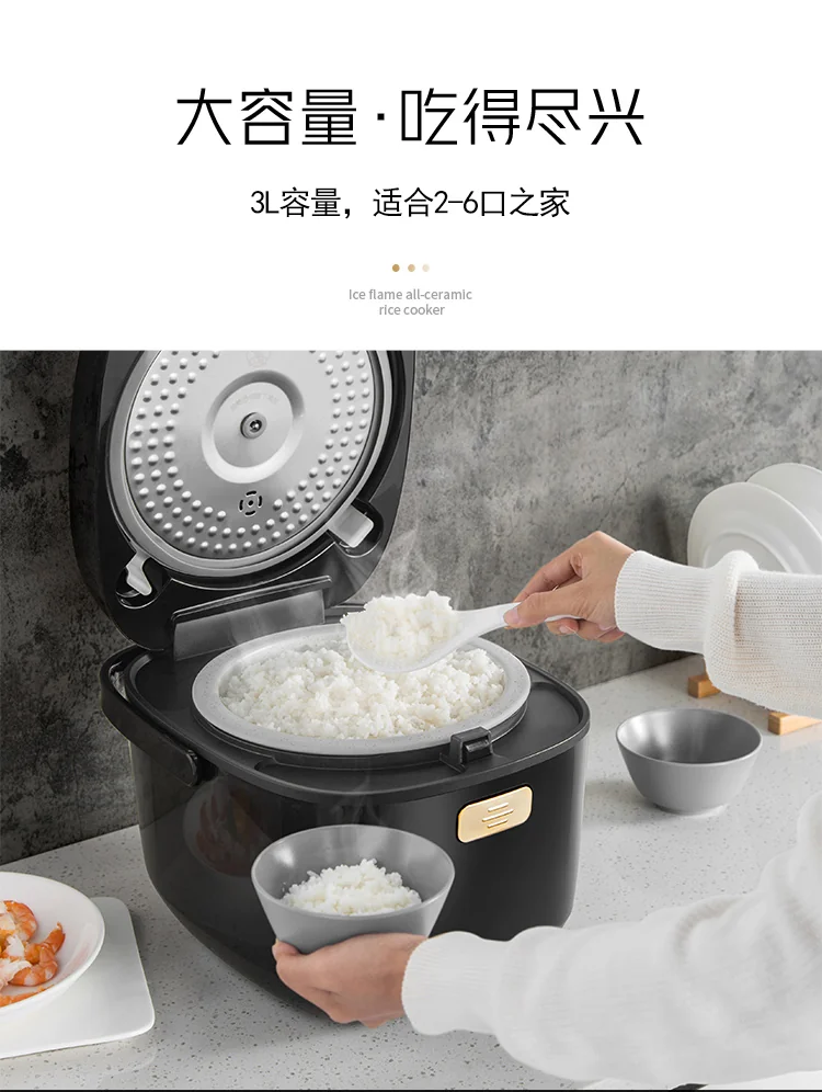 JOYDEEM FD30AE CERAMIC ELECTRIC RICE COOKER, 3L detail image 19