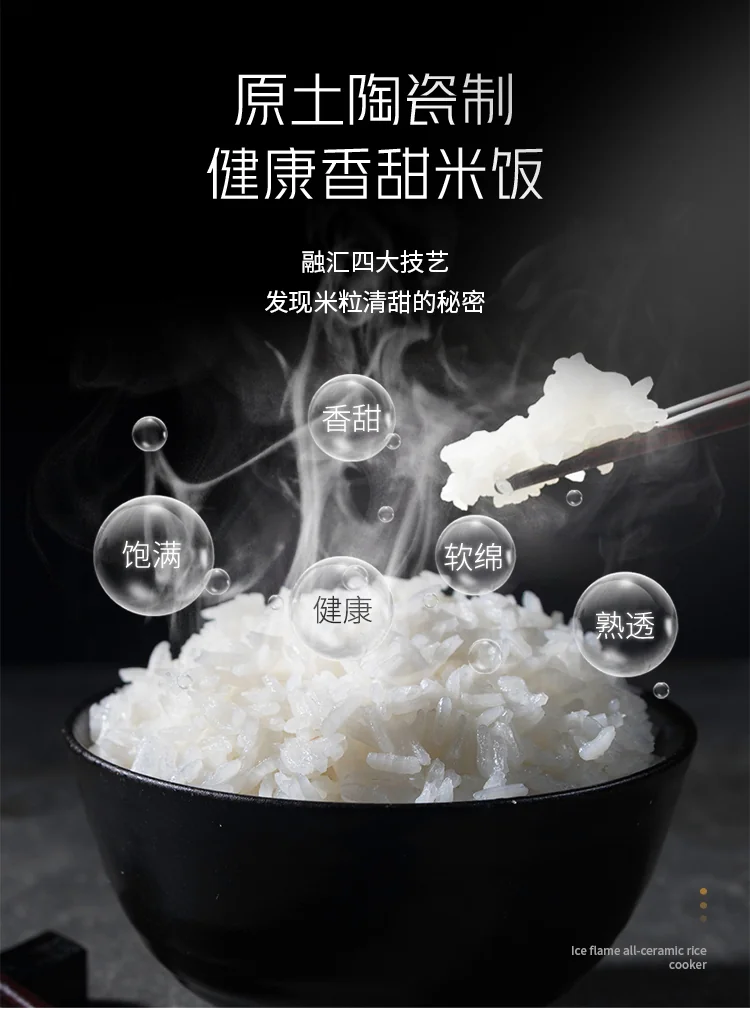 JOYDEEM FD30AE CERAMIC ELECTRIC RICE COOKER, 3L detail image 3