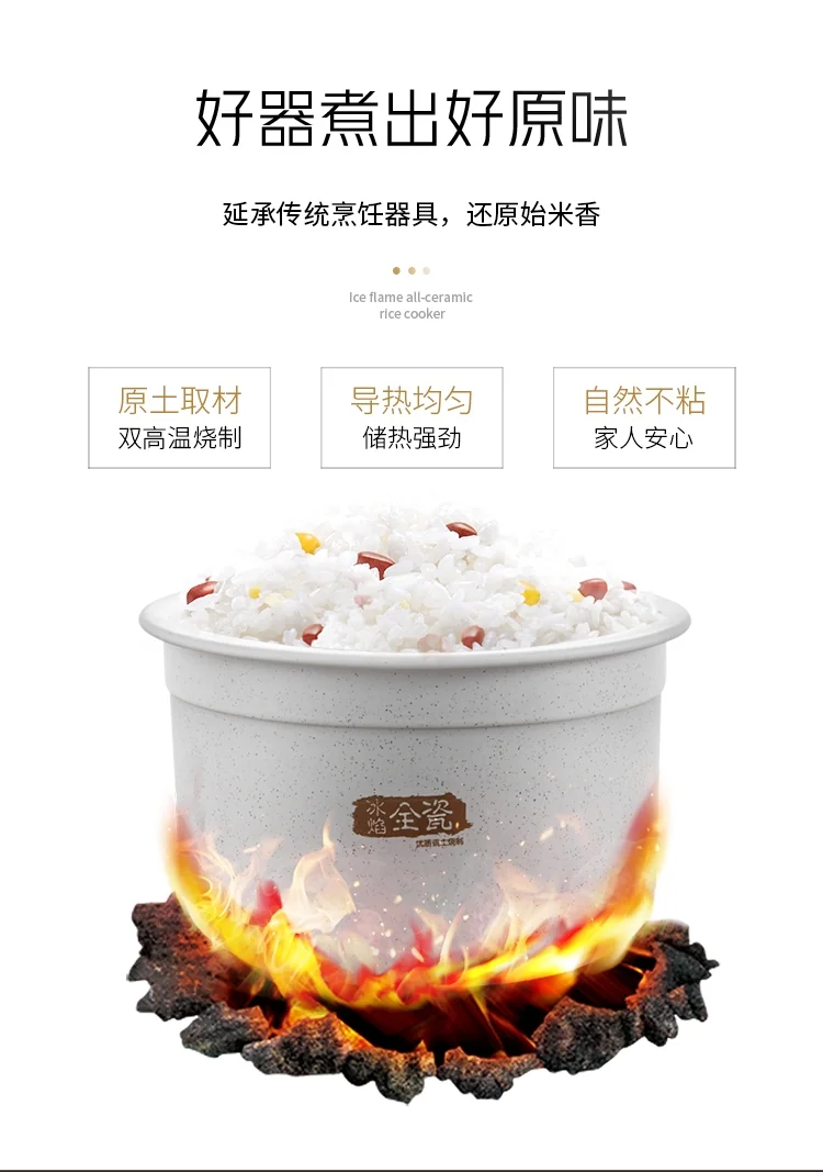 JOYDEEM FD30AE CERAMIC ELECTRIC RICE COOKER, 3L detail image 4