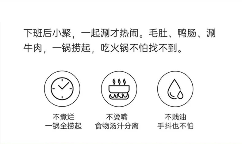 Joydeem, Smart Lifting Hot Pot, Multi-function Hot Pot, JD-DHG4A, One-key Lifting, Steaming and Cooking, 4L detail image 5