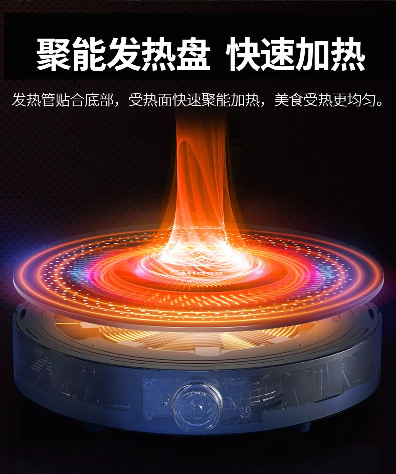Joydeem Household Mandarin Duck Electric Hot Pot, JD-DHG5A, Split Easy to Clean, 5L detail image 7