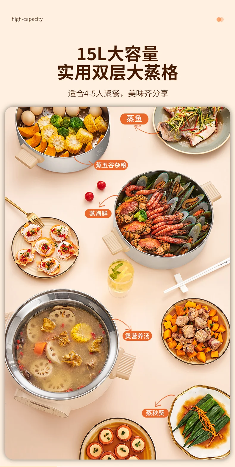 Joydeem电蒸锅蒸汤炖品 适合养生食谱