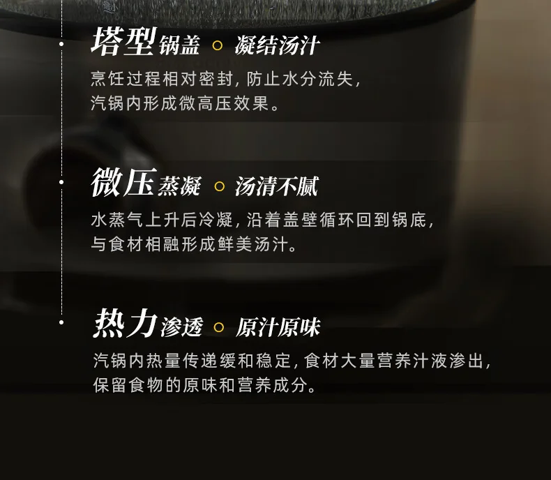 【下架不再补货】Joydeem电汽锅 多功能蒸汽锅  电蒸锅电炖锅煮锅 隔水炖盅 JD-ZQG9099 detail image 6