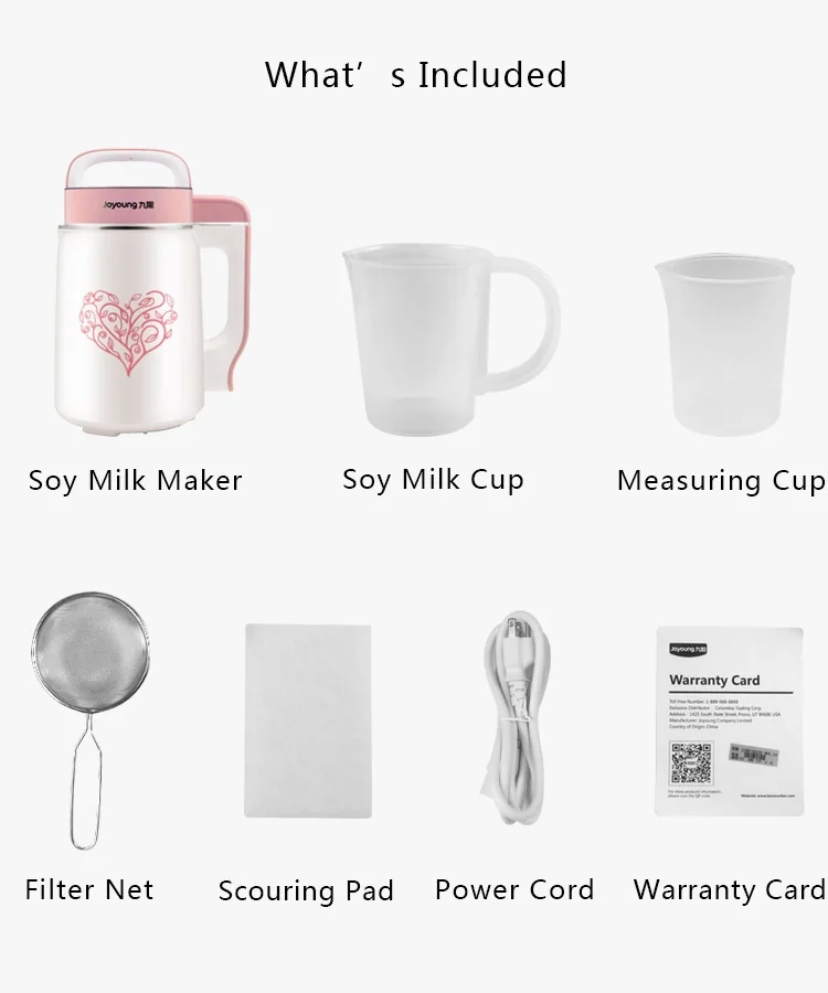 Joyoung DJ06M-DS920SG Easy-Clean Automatic Soy Milk Maker 0.6L detail image 16