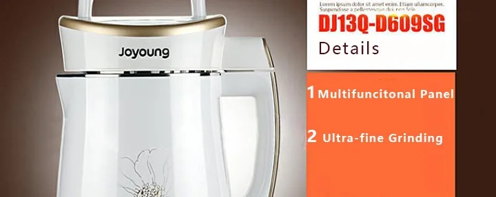 JOYOUNG DJ13Q-D609SG Soymilk Maker detail image 22