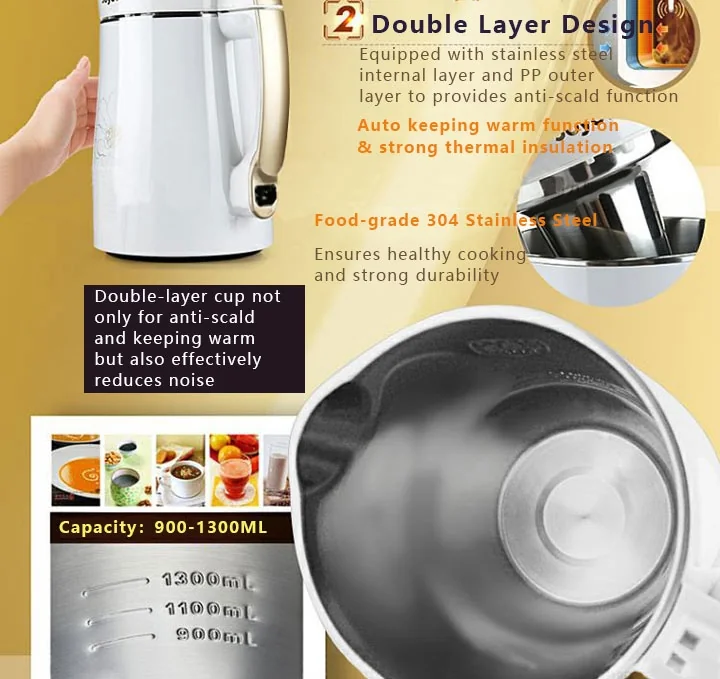 JOYOUNG DJ13Q-D609SG Soymilk Maker detail image 27