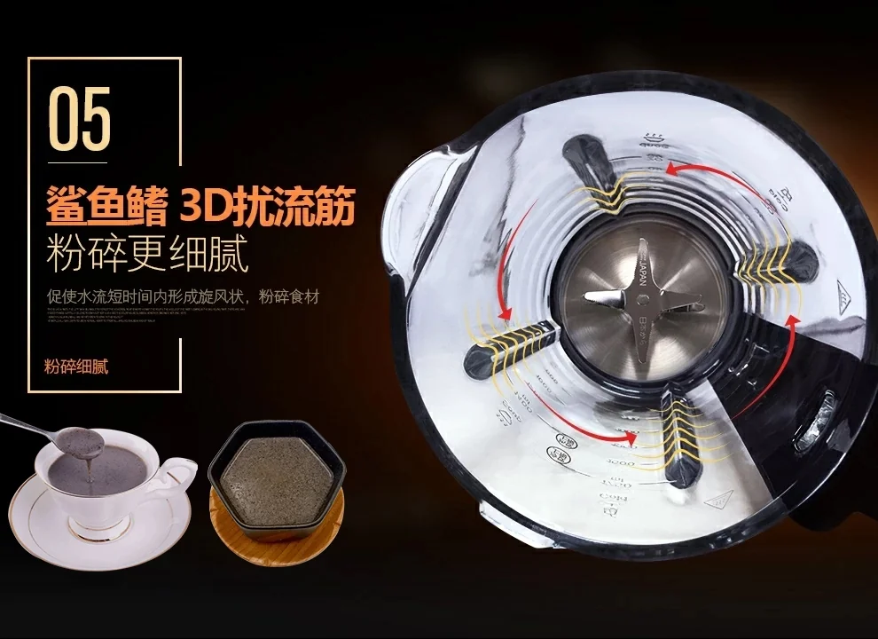 Joyoung JYL-Y15U multifunctional Blender soymilk one-button cleaning can be heated detail image 20