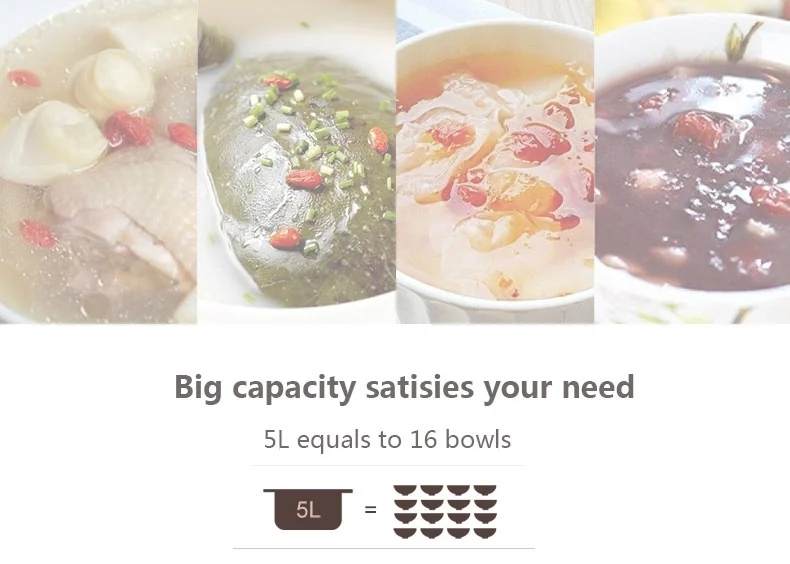JOYOUNG JYZS-K523M MINERAL PURPLE EARTH CLAY STEW POT/SLOW COOKER detail image 11