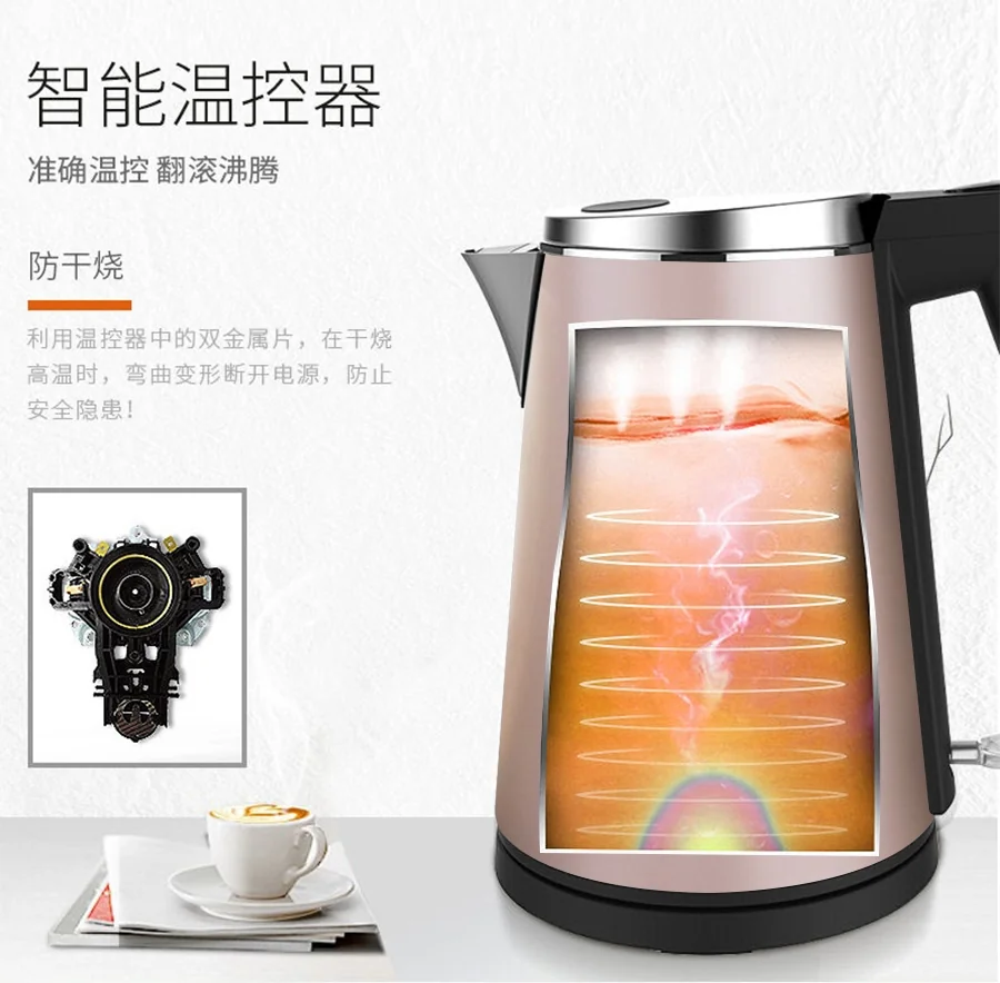 Joyoung, stainless steel electric kettle, K15-F2M, 1.5L detail image 2