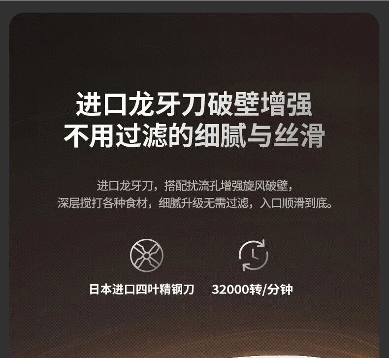 JOYOUNG Multifunctional Wall Breaker/Blender/Soymilk Machine Automatic Cleaning L12-Y521 detail image 11