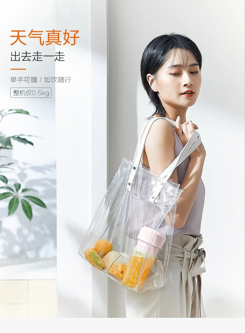 Joyoung portable juicer L3-C9, mini and lightweight, rechargeable, 300ml detail image 4